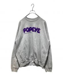 POPEYE（ポパイ）の古着「POPEYE Logo Sweat」｜グレー