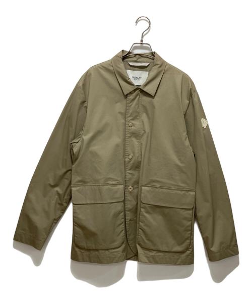 REPLAY（リプレイ）REPLAY (リプレイ) REGULAR-FIT TWILL JACKET ベージュ サイズ:Mの古着・服飾アイテム