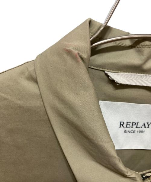 REPLAY（リプレイ）REPLAY (リプレイ) REGULAR-FIT TWILL JACKET ベージュ サイズ:Mの古着・服飾アイテム