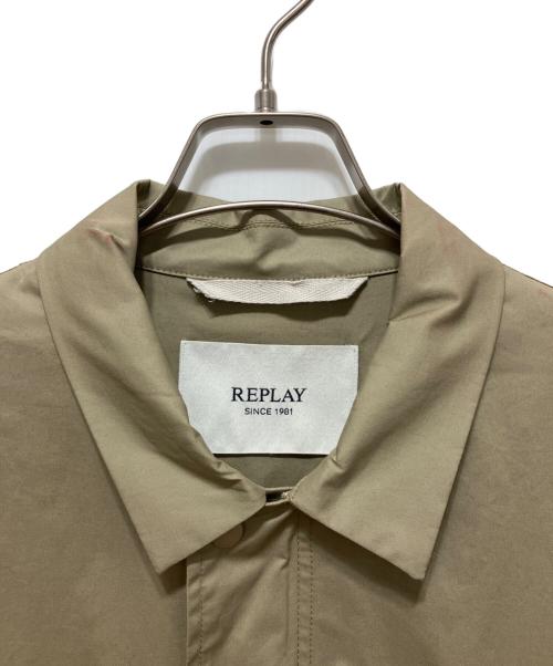 REPLAY（リプレイ）REPLAY (リプレイ) REGULAR-FIT TWILL JACKET ベージュ サイズ:Mの古着・服飾アイテム