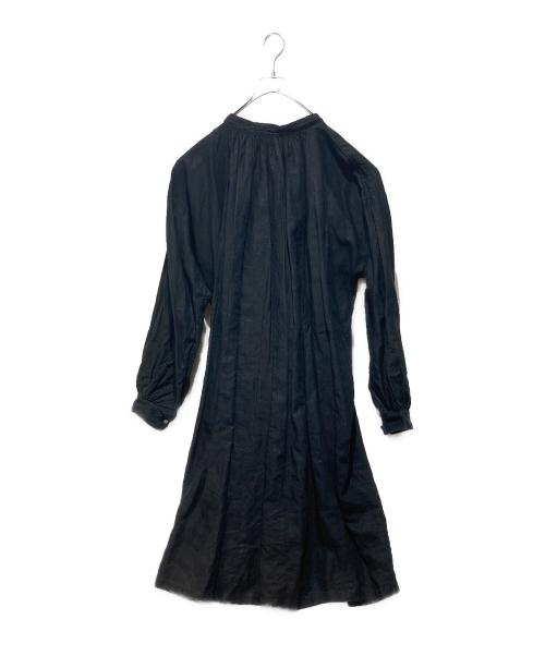 French antique（フレンチアンティーク）French antique (フレンチアンティーク) Biaude Indigo Linen Smock ブラック サイズ:不明の古着・服飾アイテム