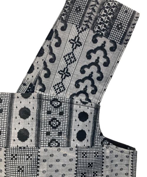 TAO COMME des GARCONS（タオ コムデギャルソン）TAO COMME des GARCONS (タオ コムデギャルソン) 総柄ワンピース/ジャンパースカート ブラック サイズ:Mの古着・服飾アイテム