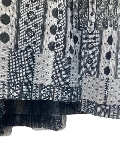 TAO COMME des GARCONS（タオ コムデギャルソン）TAO COMME des GARCONS (タオ コムデギャルソン) 総柄ワンピース/ジャンパースカート ブラック サイズ:Mの古着・服飾アイテム