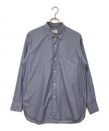 HERILL（ヘリル）の古着「Suvin Reguler collar Shirts」｜ブルー