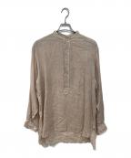 MAATEE&SONSマーティーアンドサンズ）の古着「ドS LINEN PULLOVERシャツ」｜ベージュ