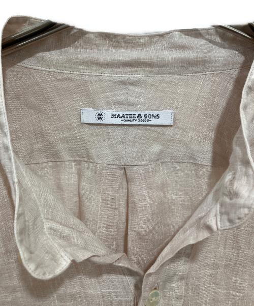 MAATEE&SONS（マーティーアンドサンズ）MAATEE&SONS (マーティーアンドサンズ) ドS LINEN PULLOVERシャツ ベージュ サイズ:3の古着・服飾アイテム
