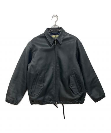中古・古着通販】SSZ (エスエスズィー) レザージャケット ブラック