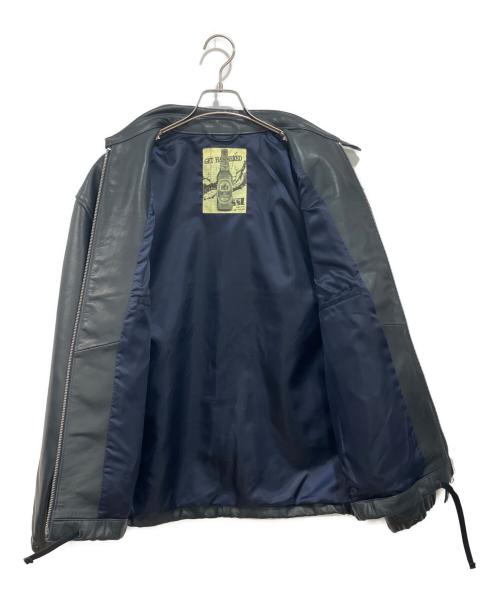 SSZ（エスエスズィー）SSZ (エスエスズィー) レザージャケット ブラック サイズ:Mの古着・服飾アイテム