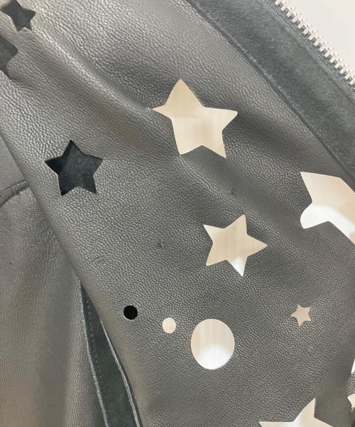 masu（エムエーエスユー）MASU (エムエーエスユー) DREAM CUTTING LEATHER VEST ブラック サイズ:48の古着・服飾アイテム