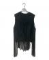 MASU (エムエーエスユー) DREAM CUTTING LEATHER VEST ブラック サイズ:48：20000円