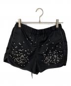 doubletダブレット）の古着「SPILLED RICE SHORT PANTS」｜ブラック