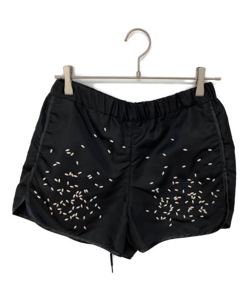 doublet（ダブレット）doublet (ダブレット) SPILLED RICE SHORT PANTS ブラック サイズ:Sの古着・服飾アイテム