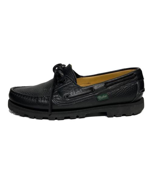 PARABOOT（パラブーツ）PARABOOT (パラブーツ) MALOデッキシューズ ブラック サイズ:6　1/2　の古着・服飾アイテム