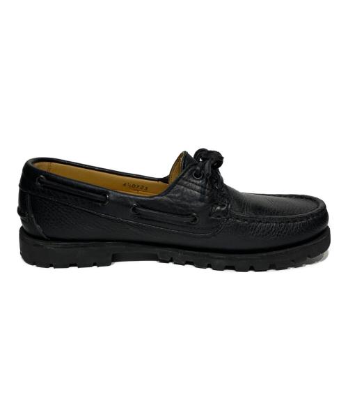 PARABOOT（パラブーツ）PARABOOT (パラブーツ) MALOデッキシューズ ブラック サイズ:6　1/2　の古着・服飾アイテム
