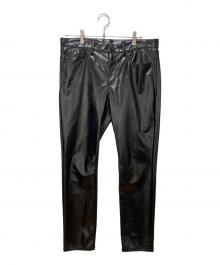 Saint Laurent Paris（サンローランパリ）の古着「Coating Pants」｜ブラック