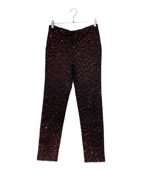 Saint Laurent Paris（サンローランパリ）Saint Laurent Paris (サンローランパリ) ツイード スパンコール パンツ ブラック サイズ:46の古着・服飾アイテム