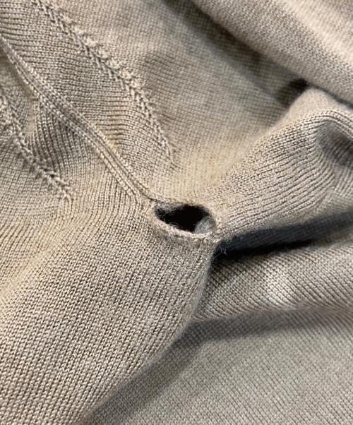 Maison Margiela（メゾンマルジェラ）Maison Margiela (メゾンマルジェラ) Vネックニット ブラウン サイズ:不明の古着・服飾アイテム