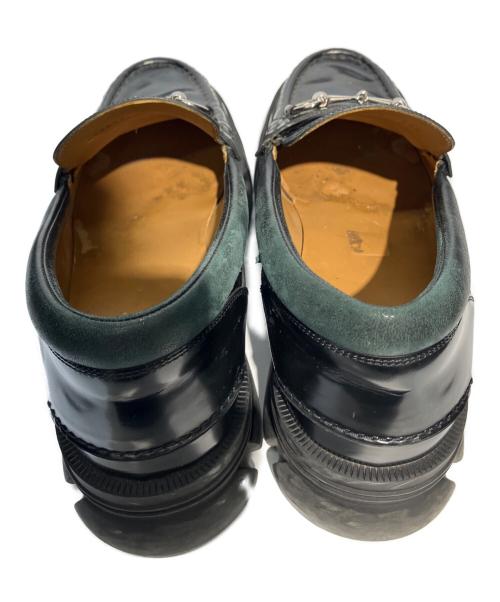 GUCCI（グッチ）GUCCI (グッチ) 厚底ホースビットローファー ブラック サイズ:10の古着・服飾アイテム