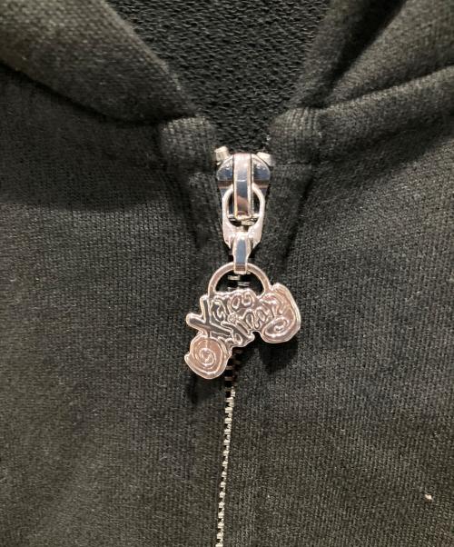xg（エックスジー）xg (エックスジー) Cropped Zip Hoodie ブラック サイズ:Ｌの古着・服飾アイテム