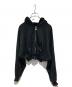 xg（エックスジー）の古着「Cropped Zip Hoodie」｜ブラック