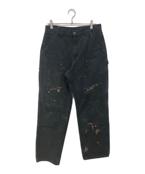 CarHartt（カーハート）CarHartt (カーハート) ダブルニーパンツ ブラック サイズ:W32の古着・服飾アイテム