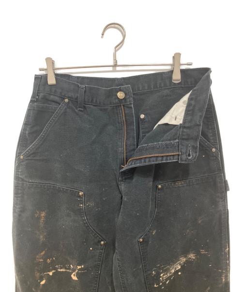 CarHartt（カーハート）CarHartt (カーハート) ダブルニーパンツ ブラック サイズ:W32の古着・服飾アイテム