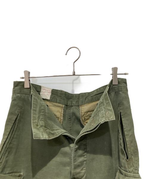 French Army（フランス軍）French Army (フランス軍) M-47カーゴパンツ グリーン サイズ:23の古着・服飾アイテム