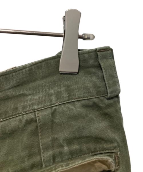 French Army（フランス軍）French Army (フランス軍) M-47カーゴパンツ グリーン サイズ:23の古着・服飾アイテム