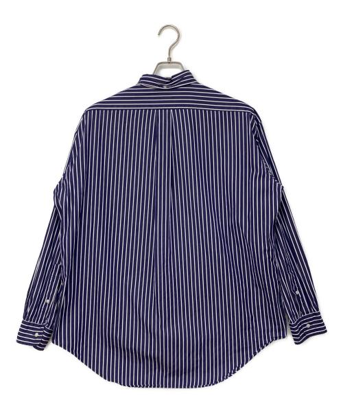 Graphpaper（グラフペーパー）Graphpaper (グラフペーパー) ストライプシャツ ブルー サイズ:1の古着・服飾アイテム