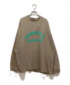 FOG ESSENTIALSフィアオブゴッド エッセンシャル）の古着「ロングスリーブカットソー」｜ベージュ