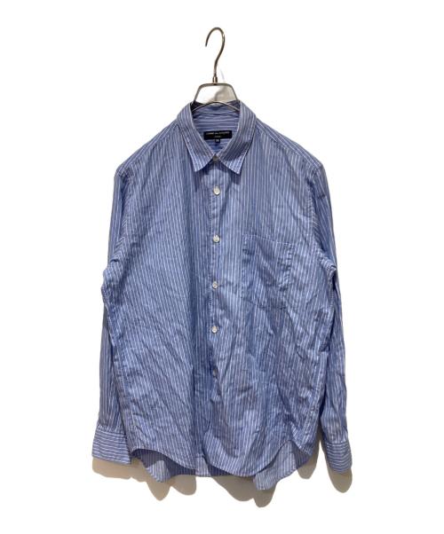 COMME des GARCONS HOMME（コムデギャルソン オム）COMME des GARCONS HOMME (コムデギャルソン オム) ストライプシャツ ブルー サイズ:SSの古着・服飾アイテム