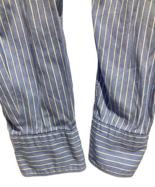 COMME des GARCONS HOMME（コムデギャルソン オム）COMME des GARCONS HOMME (コムデギャルソン オム) ストライプシャツ ブルー サイズ:SSの古着・服飾アイテム