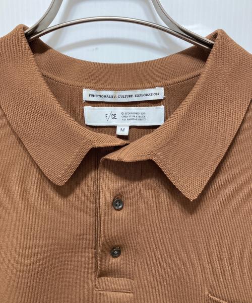 F/CE.（エフシーイー）F/CE. (エフシーイー) ポケット付きオーバーサイスシャツ ブラウン サイズ:Mの古着・服飾アイテム