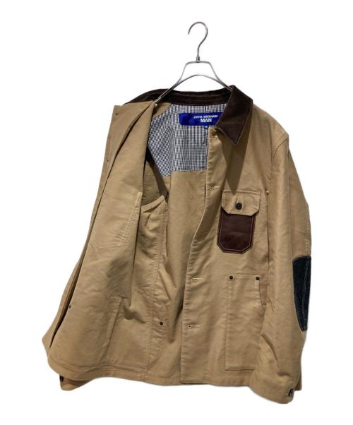 JUNYA WATANABE MAN（ジュンヤワタナベマン）JUNYA WATANABE MAN (ジュンヤワタナベマン) Duck Coverall Jacket ベージュ サイズ:Mの古着・服飾アイテム