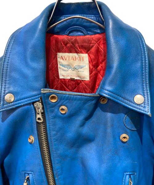 Lewis Leathers（ルイスレザース）Lewis Leathers (ルイスレザース) 391ライトニング/ダブルライダース ブルー サイズ:34の古着・服飾アイテム