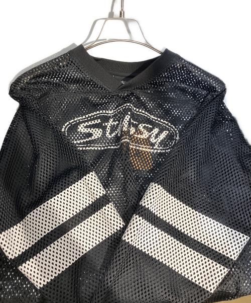 stussy（ステューシー）stussy (ステューシー) TRUCKER TEAM JERSEY ブラック サイズ:S 未使用品の古着・服飾アイテム