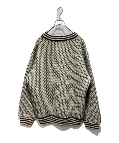 L.L.Bean（エルエルビーン）L.L.Bean (エルエルビーン) バーズアイニット ブラック×ホワイト サイズ:Ｌの古着・服飾アイテム