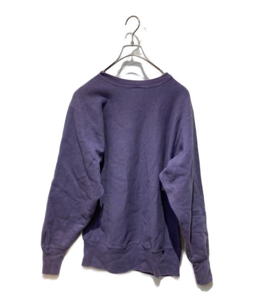 Champion REVERSE WEAVE（チャンピオン リバース ウィーブ）Champion REVERSE WEAVE (チャンピオン リバース ウィーブ) クルーネックスウェット パープル サイズ:Ｌの古着・服飾アイテム