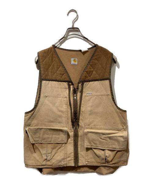 CarHartt（カーハート）CarHartt (カーハート) ハンティングベスト ベージュ サイズ:Lの古着・服飾アイテム