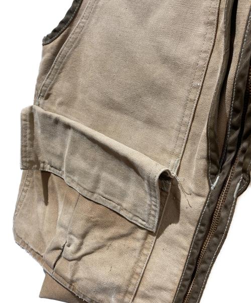 CarHartt（カーハート）CarHartt (カーハート) ハンティングベスト ベージュ サイズ:Lの古着・服飾アイテム