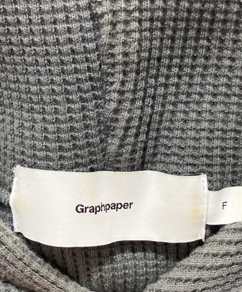 Graphpaper（グラフペーパー）Graphpaper (グラフペーパー) プルオーバーパーカー グレー サイズ:Freeの古着・服飾アイテム