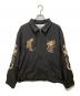 gold（ゴールド）の古着「別注 SOUVENIR JACKET AGED MODEL JAPAN MAP」｜ブラック