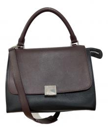 CELINE（セリーヌ）の古着「2WAYバッグ」｜ブラウン×ブルー