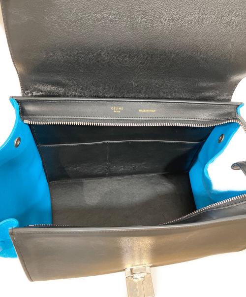 CELINE（セリーヌ）CELINE (セリーヌ) 2WAYバッグ ブラウン×ブルーの古着・服飾アイテム
