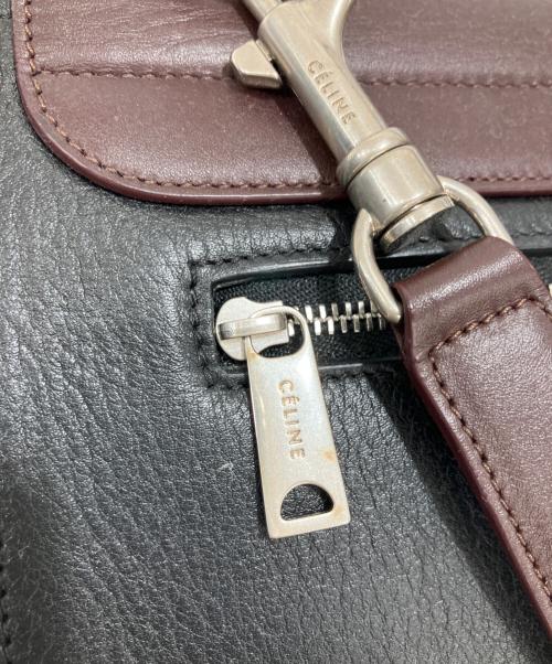 CELINE（セリーヌ）CELINE (セリーヌ) 2WAYバッグ ブラウン×ブルーの古着・服飾アイテム
