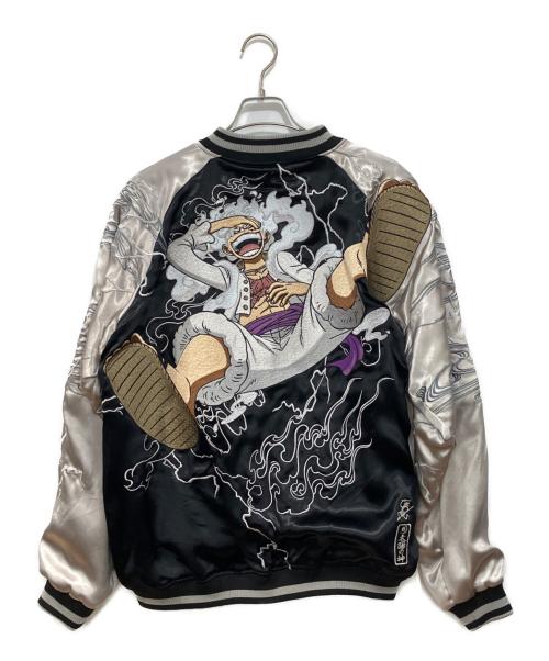 絡繰魂（カラクリタマシイ）絡繰魂 (カラクリタマシイ) ONE PIECE (ワンピース) スカジャン ブラック サイズ:XL 未使用品の古着・服飾アイテム