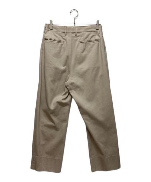 NEAT L'ECHOPPE（ニートレ）NEAT L'ECHOPPE (ニートレ) USA TROUSERS タックパンツ ベージュ サイズ:30の古着・服飾アイテム