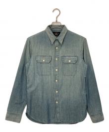 RRL（ダブルアールエル）の古着「デニムシャツ」｜ブルー