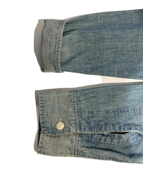 RRL（ダブルアールエル）RRL (ダブルアールエル) デニムシャツ ブルー サイズ:Sの古着・服飾アイテム