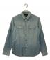 RRL（ダブルアールエル）の古着「デニムシャツ」｜ブルー